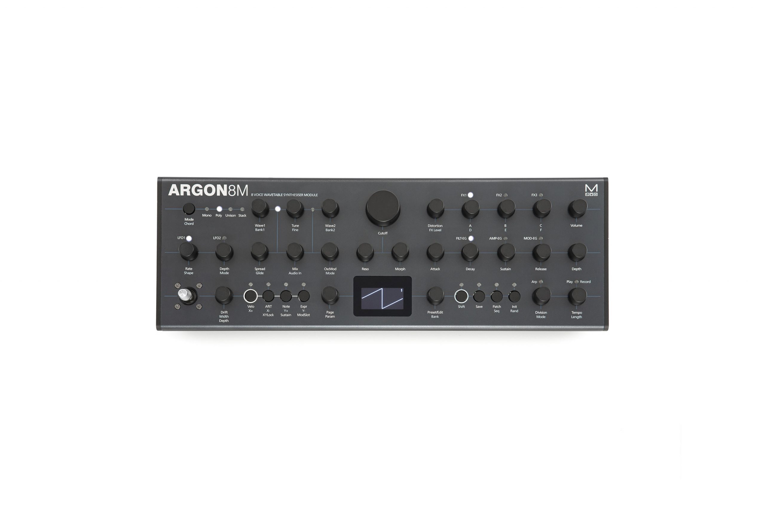 ARGON8M Desktop/Rack Wavetable Synth - Modal Electronics